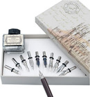 Hhhouu Calligraphy Set For Beginners Quill Pen And Ink Set Fancy Pens With Black