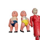 Vintage Renwal Dollhouse Figures Amputee Family For Craft Macabre Weird