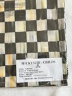Mackenzie Childs Courtly Check Cotton 20 x20  Napkin W 1  Squares  qty1  M25-no