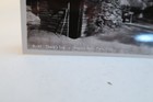 Tharp s Log Cabin Sequoia National Park R-47 Vintage Postcard Rppc Black   White