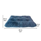 Plush Pet Bed Mat Soft Kennel Crate Cushion Pad For Dogs Cats Anti-slip Bottom