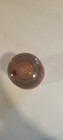 Vtg Amber Apothecary Glass  Stopper Jar Chemist Pharmacy With Label