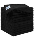Microfiber Cleaning Cloth 12 Pack Car Detailing Wash Towels Kitchen Window Wipes