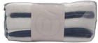 Macouba Bath Towels For Bathroom Bath Towel Set - White Towels With Blue Trim