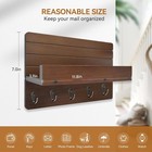 Kiseng Key Holder For Wall  House Decor Mail Organizer Wall Mounted With Shelf  