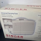 Singer Universal Hard Case Sewing Machine Carrying Storage Heavy Duty  white 