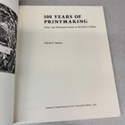 500 Years Of Printmaking  Prints And Illustrated Books At Bowdoin College 1978