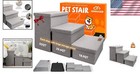 Sturdy Folding Pet Steps For Dogs   Cats - 200 Lbs Capacity With Storage