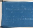 Vtg Nyc Subway Station Blueprint Irt 2nd Ave  el  Track Ny Railroad 24-33rd St 
