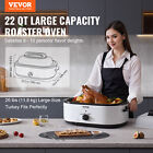 Vevor Electric Roaster Oven 22qt Turkey Roaster Oven With Self-basting Lid 1450w