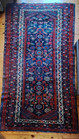 Beautiful Rug  persian    Vintage  55 5  X 103 5  Not Including Fringe  Estate