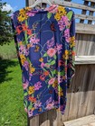 Ibkul Womens Upf 50 Athletic Golf Floral Dress Large Botanical Preppy Activewear