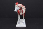 The Trail Of Painted Ponies Christmas  12215 Big Red Horse Figurine No Box