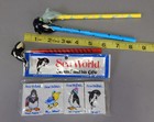 New Vintage 1989 Sea World Shamu Whale Orca Pen Pencil Eraser Souvenir Lot