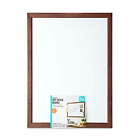 Magnetic Dry Erase White Board With Wooden Frame  Easy To Write   Clean  17 x23 