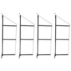 New 3 Tier Steel Cargo Shipping Container Shelving Shelf Brackets 18 x60  4 Pack