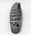 Vintage 1940s Tootsietoy Navy Battleship Aircraft Carrier Ship Boat Diecast Toy