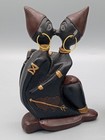 Vintage Hand Carved Wooden Art Figurines