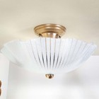 009 Genuine Vintage 50 s 60s Mid-century Modern 14  Ceiling Light Lamp Fixture 