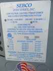 Sebco 1109 Lighting 250 Watt Transformer 1ph 120 240x12v Nema 3r -t2035 Warranty