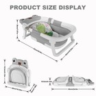 Foldable Baby Bath Tub Newborn Safety Collapsible Portable Infant Shower Bathtub