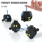Fidget Dodecagon    12-side Fidget Toys Cube Relieves Stress And Anxiety Anti Depr