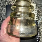 Antique Hemingray Clear Glass Insulator 45 Made In Usa  1  Cap Power Line Cover