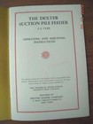 Vintage Dexter Suction Pile Feeder C-s Type Instructions Booklet Cylinder Press