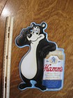 Hamm s Beer Bear Die Cut Aluminum Bar Sign 10 5  Hamms
