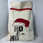 Christmas Canvas Gift Bag Oversized Large Santa 
