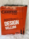 Clearprint Design Vellum Paper  16lb  White  8-1 2 X 11  50 Sheets  cle10001410 