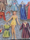 Vintage Original Sonja Henie Paper Doll Lot 1941
