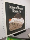 Baskin Robbins Ice Cream 1983 Store Display Sign Jamoca Mousse Royale Pie Cookie