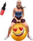 29-inch Adult Hopper Ball - Joyful Emoji Design For Family Fun Activities