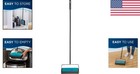 Easy Sweep Compact Carpet   Floor Sweeper 2484a Teal Lightweight Design