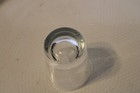Vintage Clear Glass Shot Glass  2 375  Tall  1 75  Opening