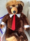 Authentic Trump Trumpy Bear Deluxe Plush Trump Bear With Pack Away American Flag