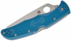 Spyderco C10fpbl Endura Knife Blue Frn Handle Vg10 Plain Edge Flat Ground New