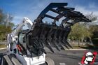 Skid Steer Xhd Vertical Root Rake Grapple Attachment 72  For Bobcat By Mclaren