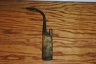 Antique Brass  Chinese Smoking Pipe Signed On Bottom Asian China Old Smoker     
