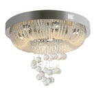 Gu10 Modern Crystal Ceiling Lamp Surface Mounted Led Chandelier Lighting Fixture