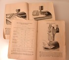 1919 Sewing Machine Instruction Book And Attachments Catalog