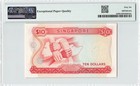 Singapore  10 Dollars 1973  P-3d  Sign  Sen  Pmg 66 Epq Gem Unc  Orchid Series