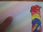 Vintage 1989 Lisa Frank Stationery Paper Ice Cream Cone Teddy Piano Music Notes