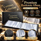 Banknote Holder Album 20 Pages Paper Money Currency Collection Storage Display