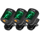 3xlcd Clip On Chromatic Acoustic Electric Guitar Bass Ukulele Banjo Violin Tuner
