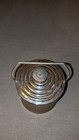 Vintage Mid-century Chrome And Wood Grain Ice Bucket