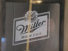 Miller High Life Pendulum Clock - Lighted  Vintage 1980 Lakeside Ltd