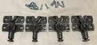 Antique Window Lock Sash Cast Iron Vtg Eastlake Victorian Hardware 4 Part  i62