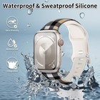 Watch Band Compatible With Apple Watch 38mm 40mm 41mm Soft Silicone Wristband   